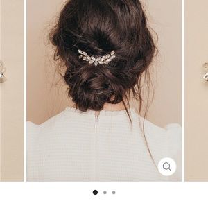 Olive and Piper Campbell headpiece